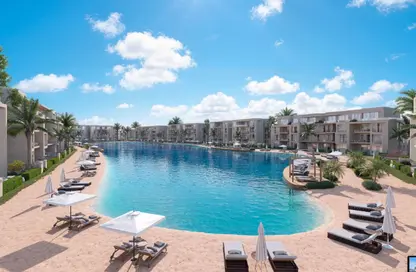 Chalet - 2 Bedrooms - 2 Bathrooms for sale in Hacienda West - Ras Al Hekma - North Coast