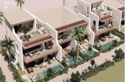 Chalet - 2 Bedrooms - 3 Bathrooms for sale in Ramla Lakeside - Qesm Ad Dabaah - North Coast