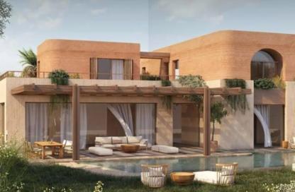 Chalet - 2 Bedrooms - 2 Bathrooms for sale in Ramla Lakeside - Qesm Ad Dabaah - North Coast