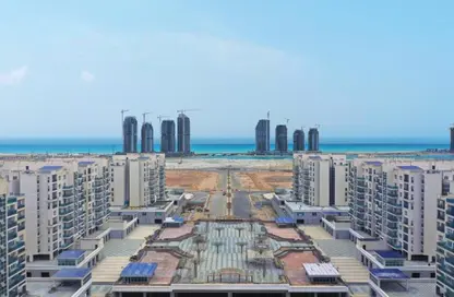 شقة - 3 غرف نوم - 3 حمامات للبيع في الداون تاون - مدينة العلمين الجديدة - العلمين - الساحل الشمالي