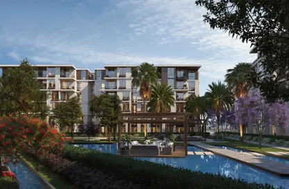 Apartment - 3 Bedrooms - 2 Bathrooms for sale in Tesla Residence - Al Wahat Road - 6 October City - Giza