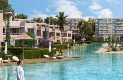 Chalet - 2 Bedrooms - 2 Bathrooms for sale in Hacienda Waters - Qesm Ad Dabaah - North Coast