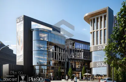 Shop - Studio - 1 Bathroom for sale in Plus 90 Mall - North Teseen St. - The 5th Settlement - New Cairo City - Cairo