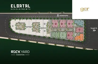 Apartment - 2 Bedrooms - 2 Bathrooms for sale in Rock Yard - Sheraton Al Matar - El Nozha - Cairo