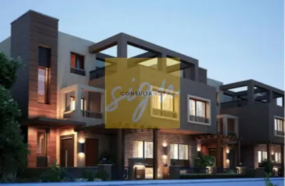Townhouse - 4 Bedrooms - 4 Bathrooms for sale in New Giza - Cairo Alexandria Desert Road - 6 October City - Giza