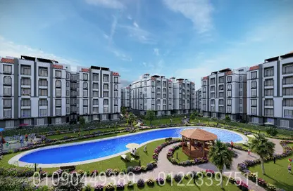 Apartment - 2 Bedrooms - 2 Bathrooms for sale in Bait Alwatan - New Obour City - Qalyubia