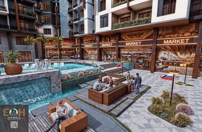 Apartment - 1 Bedroom - 1 Bathroom for sale in El Hadaba District - Hurghada - Red Sea
