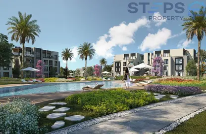 Apartment - 1 Bedroom - 1 Bathroom for sale in Garden Lakes - 6 October Compounds - 6 October City - Giza
