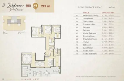 Penthouse - 3 Bedrooms - 3 Bathrooms for sale in Village West - Sheikh Zayed Compounds - Sheikh Zayed City - Giza