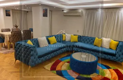 Apartment - 3 Bedrooms - 3 Bathrooms for rent in Abdel Razek Al Sanhouri St. - 6th Zone - Nasr City - Cairo