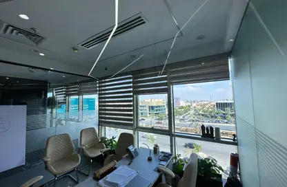 Office Space - Studio - 4 Bathrooms for rent in North Plus Mall - North Teseen St. - The 5th Settlement - New Cairo City - Cairo