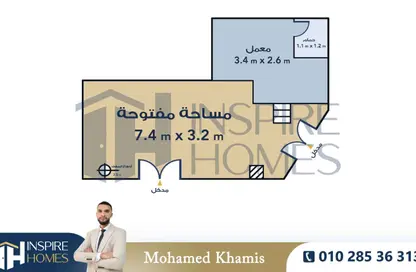 محل تجاري - استوديو - 1 حمام للبيع في سان ستيفانو - حي شرق - الاسكندرية
