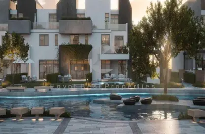 Twin House - 3 Bedrooms - 4 Bathrooms for sale in Rivers - New Zayed City - Sheikh Zayed City - Giza