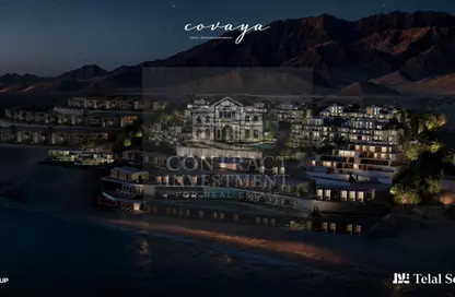 شاليه - 4 غرف نوم - 3 حمامات للبيع في تلال السخنة - العين السخنة - السويس