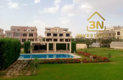Twin House - 4 Bedrooms - 5 Bathrooms for rent in Top View - Ext North Inves Area - New Cairo City - Cairo