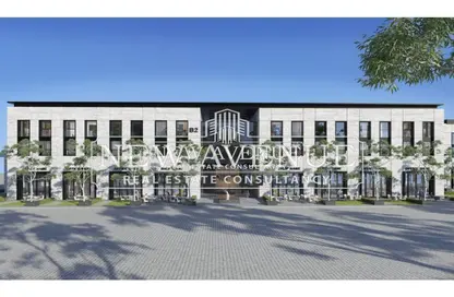 Office Space - Studio - 1 Bathroom for sale in The Waterway Villas - Ext North Inves Area - New Cairo City - Cairo