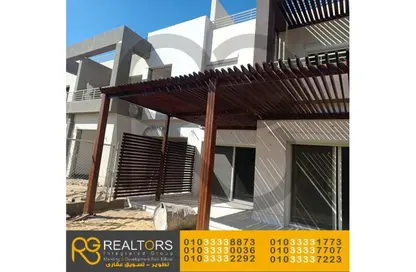 Townhouse - 4 Bedrooms - 4 Bathrooms for sale in Palm Hills WoodVille - Al Wahat Road - 6 October City - Giza