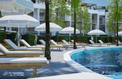 Apartment - 2 Bedrooms - 1 Bathroom for sale in Magawish Resort - Hurghada Resorts - Hurghada - Red Sea