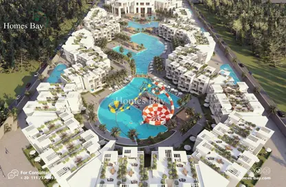 Apartment - 2 Bedrooms - 1 Bathroom for sale in Magawish Resort - Hurghada Resorts - Hurghada - Red Sea