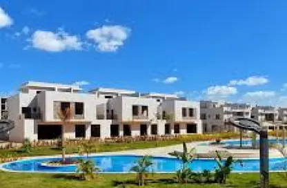 Twin House - 4 Bedrooms - 4 Bathrooms for sale in Sun Capital - Fayoum Desert road - 6 October City - Giza