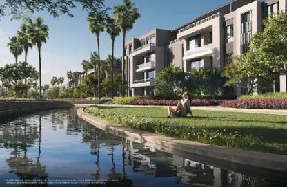 Apartment - 2 Bedrooms - 2 Bathrooms for sale in Swan Lake Residence - 5th Settlement Compounds - The 5th Settlement - New Cairo City - Cairo