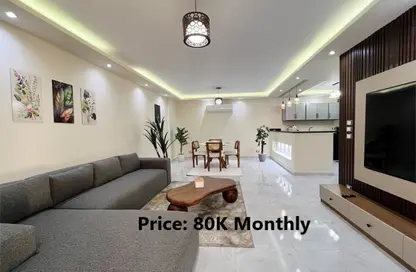 Apartment - 2 Bedrooms - 2 Bathrooms for rent in Azad - 5th Settlement Compounds - The 5th Settlement - New Cairo City - Cairo