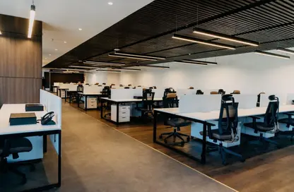 Office Space - Studio - 2 Bathrooms for rent in Cairo Festival City - North Investors Area - New Cairo City - Cairo