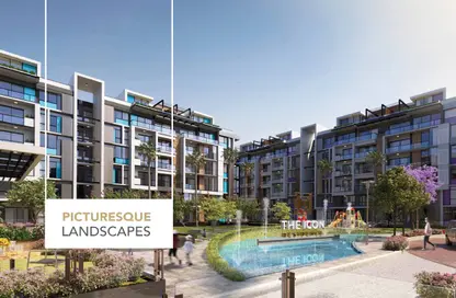 Apartment - 2 Bedrooms - 1 Bathroom for sale in The Icon Residence - 5th Settlement Compounds - The 5th Settlement - New Cairo City - Cairo