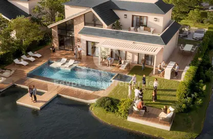 فيلا - 4 غرف نوم - 4 حمامات للبيع في جريان - مدينة زايد الجديدة - الشيخ زايد - الجيزة