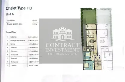 Chalet - 2 Bedrooms - 2 Bathrooms for sale in Telal Al Sokhna - Al Ain Al Sokhna - Suez