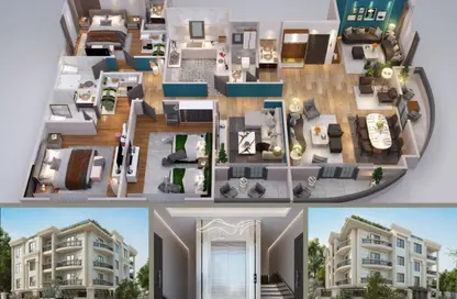 Apartment - 3 Bedrooms - 3 Bathrooms for sale in Al Rehab - New Cairo City - Cairo