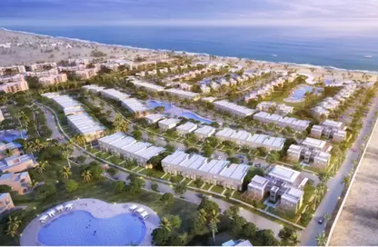 Chalet - 2 Bedrooms - 2 Bathrooms for sale in Ramla Lakeside - Qesm Ad Dabaah - North Coast