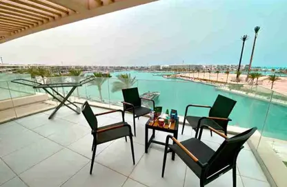 Chalet - 3 Bedrooms - 3 Bathrooms for rent in Marassi - Sidi Abdel Rahman - North Coast