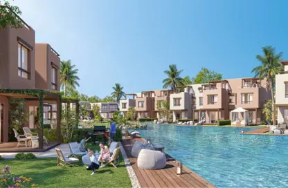 Chalet - 2 Bedrooms - 2 Bathrooms for sale in Hacienda Waters - Qesm Ad Dabaah - North Coast