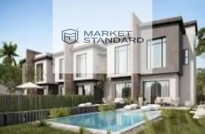 Twin House - 3 Bedrooms - 4 Bathrooms for sale in Creek Town - The 1st Settlement - New Cairo City - Cairo