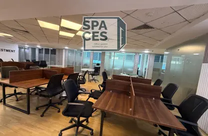 Office Space - Studio - 1 Bathroom for rent in Bank Center Street - South Teseen St. - The 5th Settlement - New Cairo City - Cairo