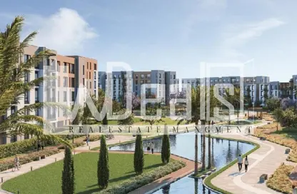 شقة - 2 غرف نوم - 2 حمامات للبيع في بارك فيو هاب تاون - مدينة المستقبل - القاهرة