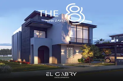 Villa - 3 Bedrooms - 3 Bathrooms for sale in Hood 8 Side St. - Green Belt - 6 October City - Giza