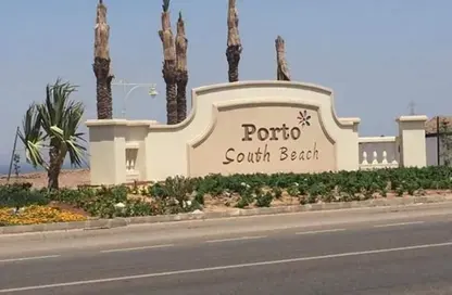 Chalet - 1 Bedroom - 1 Bathroom for rent in Porto South Beach - Al Ain Al Sokhna - Suez