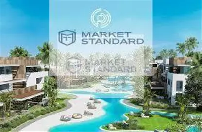Chalet - 2 Bedrooms - 2 Bathrooms for sale in Azha - Al Ain Al Sokhna - Suez