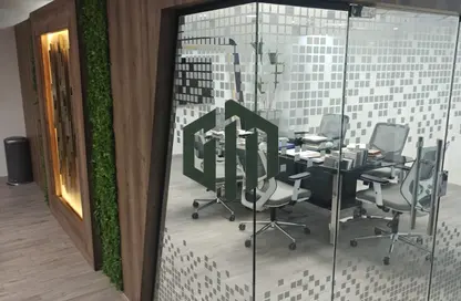 Office Space - Studio - 3 Bathrooms for rent in V90 - North Teseen St. - The 5th Settlement - New Cairo City - Cairo