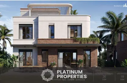 Villa - 4 Bedrooms - 4 Bathrooms for sale in Crescent Walk - 5th Settlement Compounds - The 5th Settlement - New Cairo City - Cairo