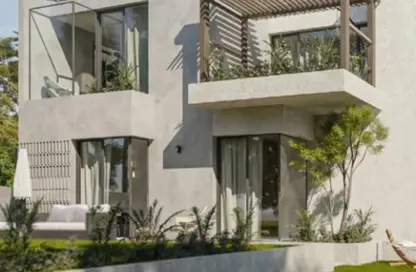 Apartment - 2 Bedrooms - 1 Bathroom for sale in Waslet Dahshur Road - Green Belt - 6 October City - Giza