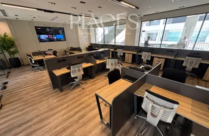 Office Space - Studio - 3 Bathrooms for rent in V90 - North Teseen St. - The 5th Settlement - New Cairo City - Cairo