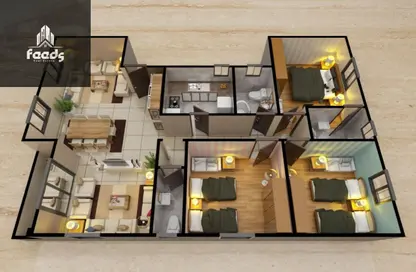 Apartment - 3 Bedrooms - 3 Bathrooms for sale in Al Andalus Buildings - Al Andalus District - New Cairo City - Cairo