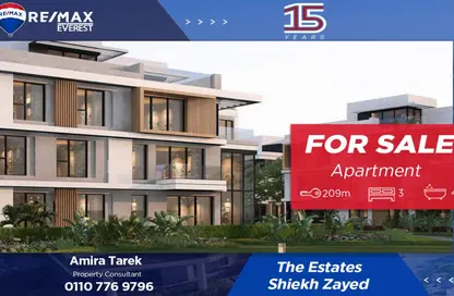 Apartment - 3 Bedrooms - 4 Bathrooms for sale in Six West - Beverly Hills - Sheikh Zayed Compounds - Sheikh Zayed City - Giza