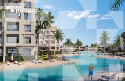 شاليه - 2 غرف نوم - 3 حمامات للبيع في هاسيندا وترز - قسم الضبعة - الساحل الشمالي