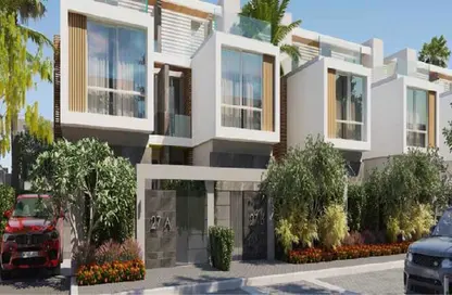 Townhouse - 4 Bedrooms - 4 Bathrooms for sale in Patio Al Zahraa - Sheikh Zayed Compounds - Sheikh Zayed City - Giza Townhouse - 4 Bedrooms - 4 Bathrooms for sale in Patio Al Zahraa - Sheikh Zayed Compounds - Sheikh Zayed City - Giza