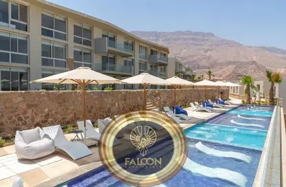 Chalet - 2 Bedrooms - 2 Bathrooms for sale in IL Monte Galala - Al Ain Al Sokhna - Suez