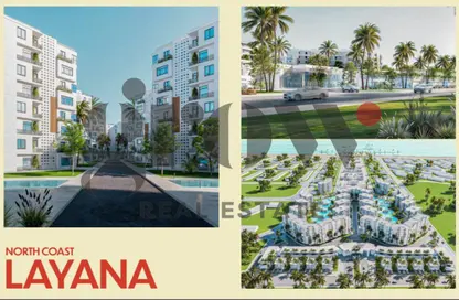 Chalet - Studio - 1 Bathroom for sale in Layana - Markaz Al Hamam - North Coast